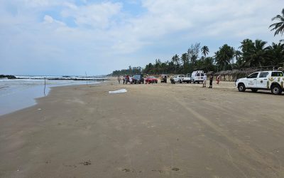 Joven turista muere ahogado en la playa de Tuxpan