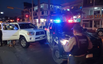 Sufre PREINFARTO y choca contra la Fuerza Civil