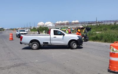 Accidente de tránsito en el Libramiento Portuario de Tuxpan deja heridos