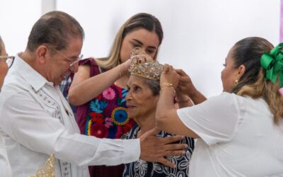 Emotivo festejo a las abuelitas y abuelitos de Tuxpan