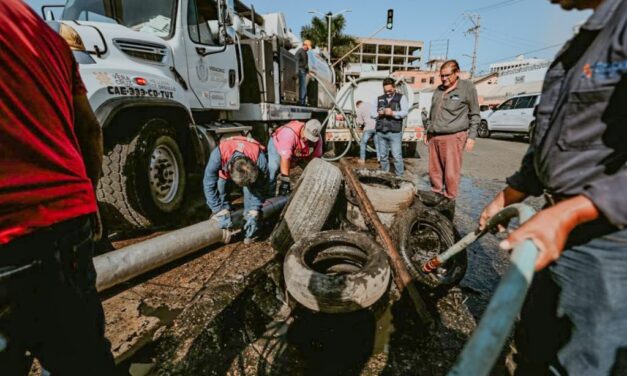 Se ha logrado desazolvar y limpiar alrededor de 2 kilómetros de drenes pluviales