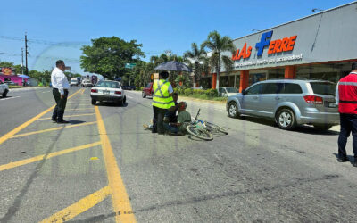 Anciano resulta herido tras ser arrollado por un automóvil en la autopista México-Tuxpan