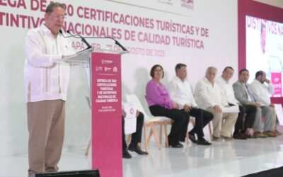 SECTUR premia al municipio de Tuxpan con el Distintivo Nacional de Calidad Turística Oro