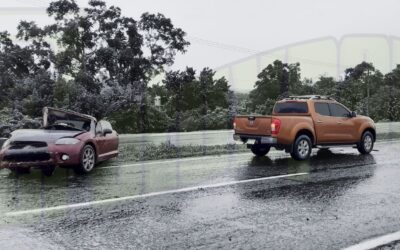 Dos heridos tras destrozar un ECLIPSE en la México-Tuxpan