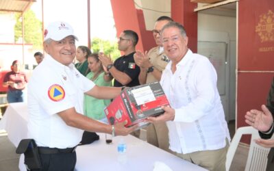 Gobierno de Tuxpan reconoció el gran trabajo que realiza Protección Civil y Bomberos
