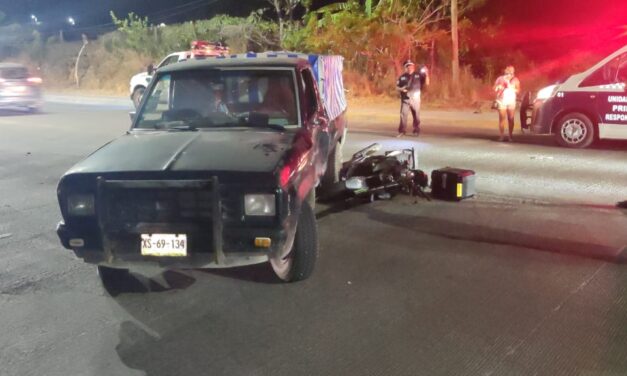 Los Mangos: Otro motociclista herido en Accidente