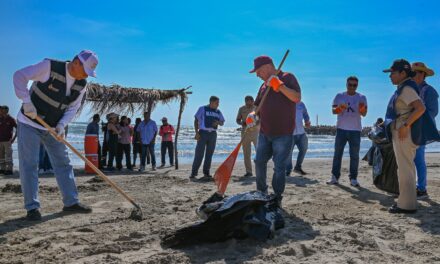 Se realizó limpieza de playas en Barra Galindo