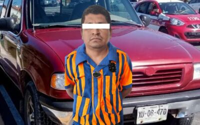 Tamiahuense detenido en Tuxpan por Manejar una Camioneta Robada