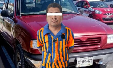 Tamiahuense detenido en Tuxpan por Manejar una Camioneta Robada