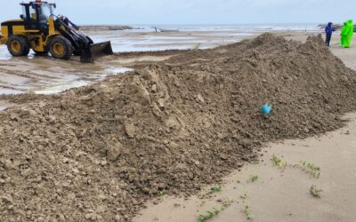 Con unión y suma de esfuerzos se logró hacer un canal que evitó que Barra Galindo se inundara