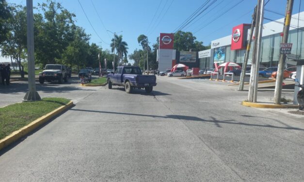 Motociclista herido y daños materiales tras accidente en el Bule