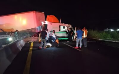 Trágica noticia en Tuxpan: Paciente pierde la vida en choque de ambulancia del IMSS