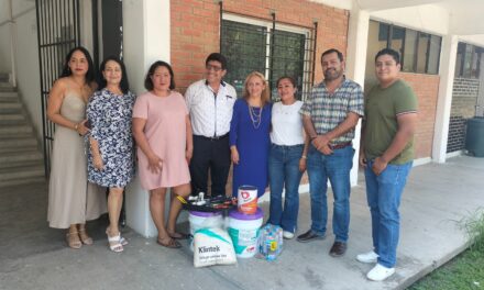 Mejorando la educación: Tuxpan dona pintura e insumos a CAPEP