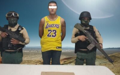 Marino detenido por portación de arma de fuego y posesión de enervante
