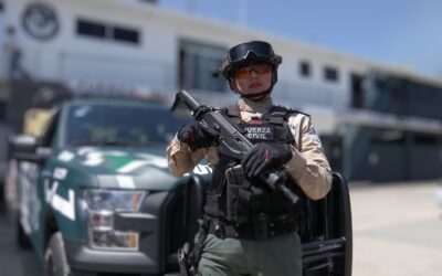 Interviene Fuerza Civil a un hombre por presunta portación ilegal de arma de fuego en Tuxpan