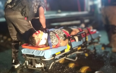 Milagroso Rescate de Militar tras ser atropellado frente a Valle Alto