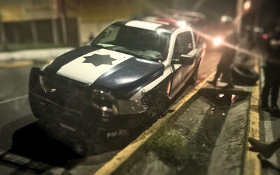 Polimarinos sufren accidente en la Cuauhtémoc