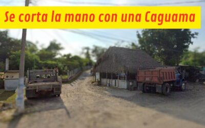 Se corta la mano con una Caguama en Praxedis Guerrero