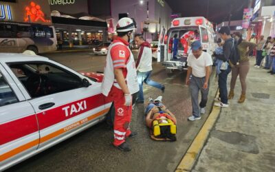 Atropellan a Joven en la Zona Rosa Tuxpeña