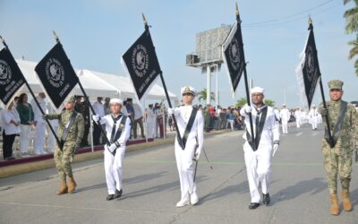 Gran participación en el desfile de la Revolución Mexicana