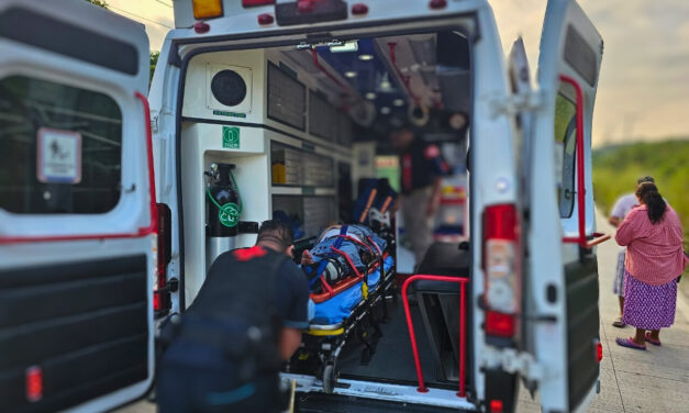 Choque de motos en los Kilómetros: Un Herido