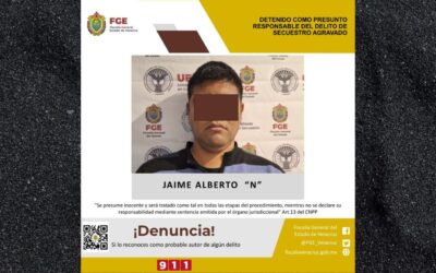 Capturado en Tuxpan presunto secuestrador bajo orden de aprehensión