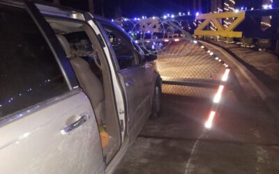 Mientras dormían: Camioneta choca con barricada del 39 Batallón de Infantería