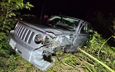 Prudencio no tuvo Prudencia: Accidente en la Carretera Tuxpan-Tamiahua deja dos personas lesionadas