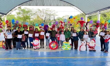 Clausura Exitosa del Taller de Piñatas en la Colonia Fausto Vega