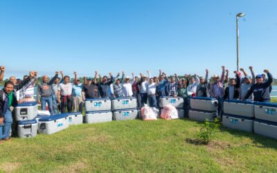 En Tuxpan se entregaron apoyos sin precedentes para el sector ganadero, pesquero y acuícola de 13 municipios de la región
