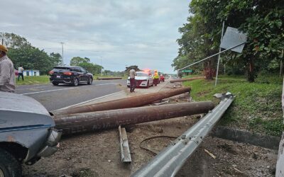 «Volaron» tubos en la México-Tuxpan