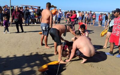Drama en las Olas: Turista Hidalguense al Filo de la Muerte