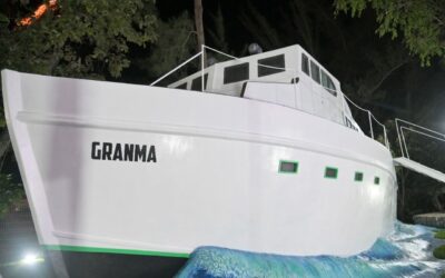 Fue develada la escultura del yate “Granma”, en el Museo de la Hermandad México-Cuba