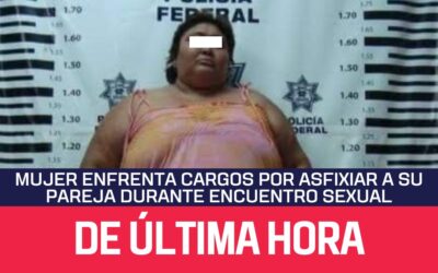 Mujer enfrenta cargos por asfixiar a su pareja durante encuentro sexual