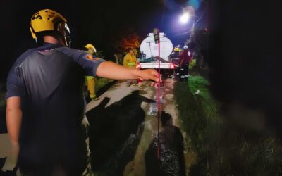 Vivienda Consumida por Incendio tras Caída de Cohete