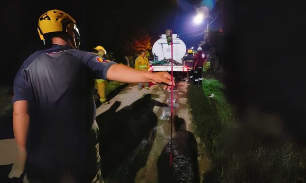 Vivienda Consumida por Incendio tras Caída de Cohete