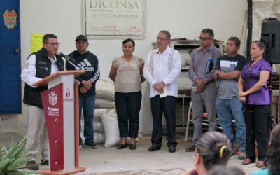 Alcalde José Manuel Pozos Castro inauguró la octava tienda Diconsa en el municipio