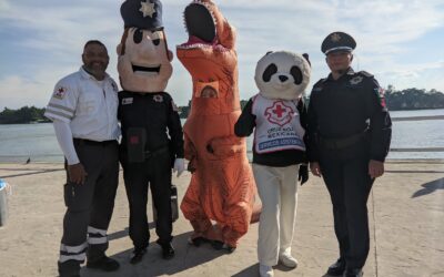Realizan campaña de concientización vial para temporada vacacional