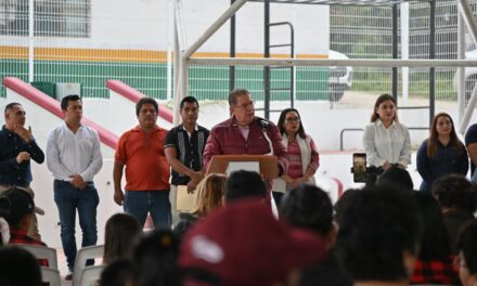 Gobierno de Tuxpan realizó la entrega oficial de la obra “Cancha y Espacios Multideportivos” en la comunidad Ceiba Rica