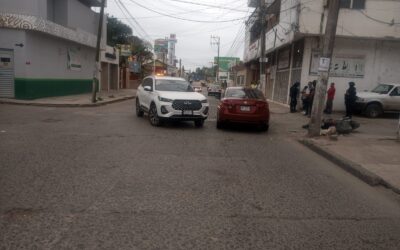 Chocan en el CENTRO: Un Lesionado