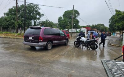 Choca Moto-Patrullero de la FC y sus compas intimidan al conductor de la camioneta