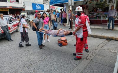 Mujer Atropellada por Taxista en pleno CENTRO