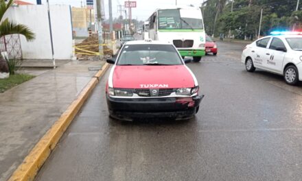 ¡OTRO TAXI! Accidente en la Carretera Tuxpan-Tampico