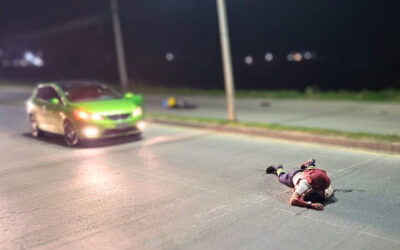 Herido en choque de motos en el Libramiento: Presunto responsable se da a la fuga