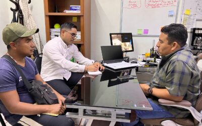Encuentro clave para mejorar la seguridad en Ceiba Rica: Amado Gutiérrez lidera reunión con autoridades