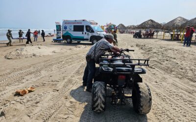 Cuatrimotos SIN SEGURO operan en las Playas Tuxpeñas