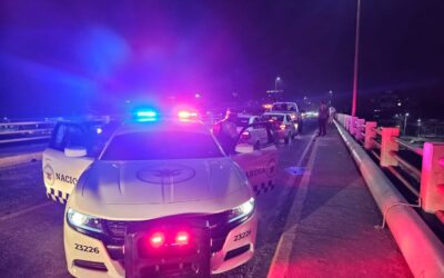 Hicieron «El Trenecito» en el puente Tuxpan sin víctimas que lamentar