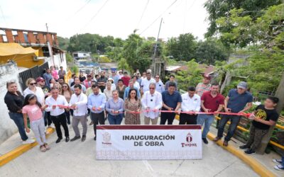 La calle Naciones Unidas, de la colonia el Esfuerzo fue transformada con obras de pavimentación, guarniciones y banquetas