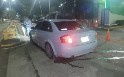 Imprudencia en el Crucero de Tamiahua deja dos personas lesionadas