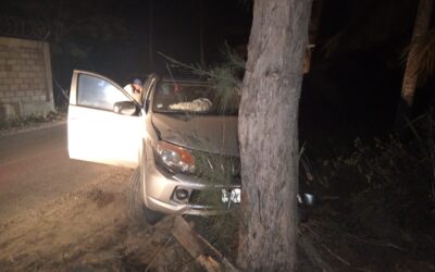 Choca Jocsan Boussart contra un árbol el domingo